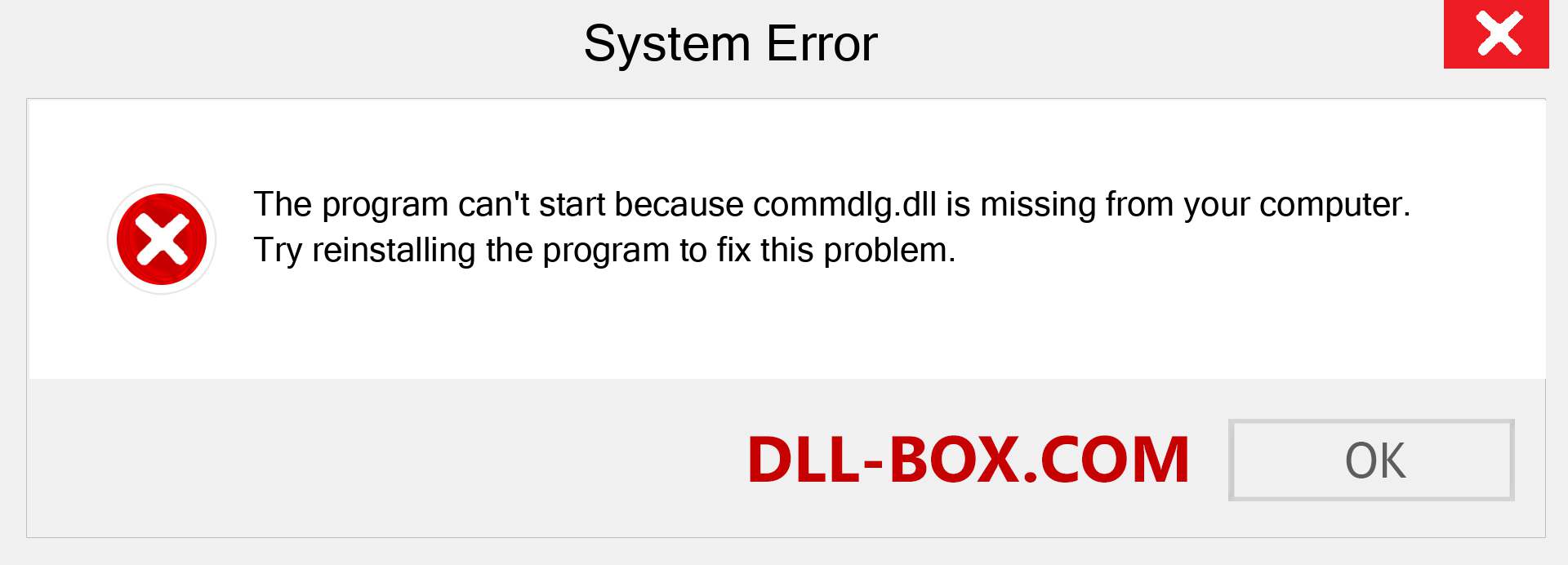  commdlg.dll file is missing?. Download for Windows 7, 8, 10 - Fix  commdlg dll Missing Error on Windows, photos, images