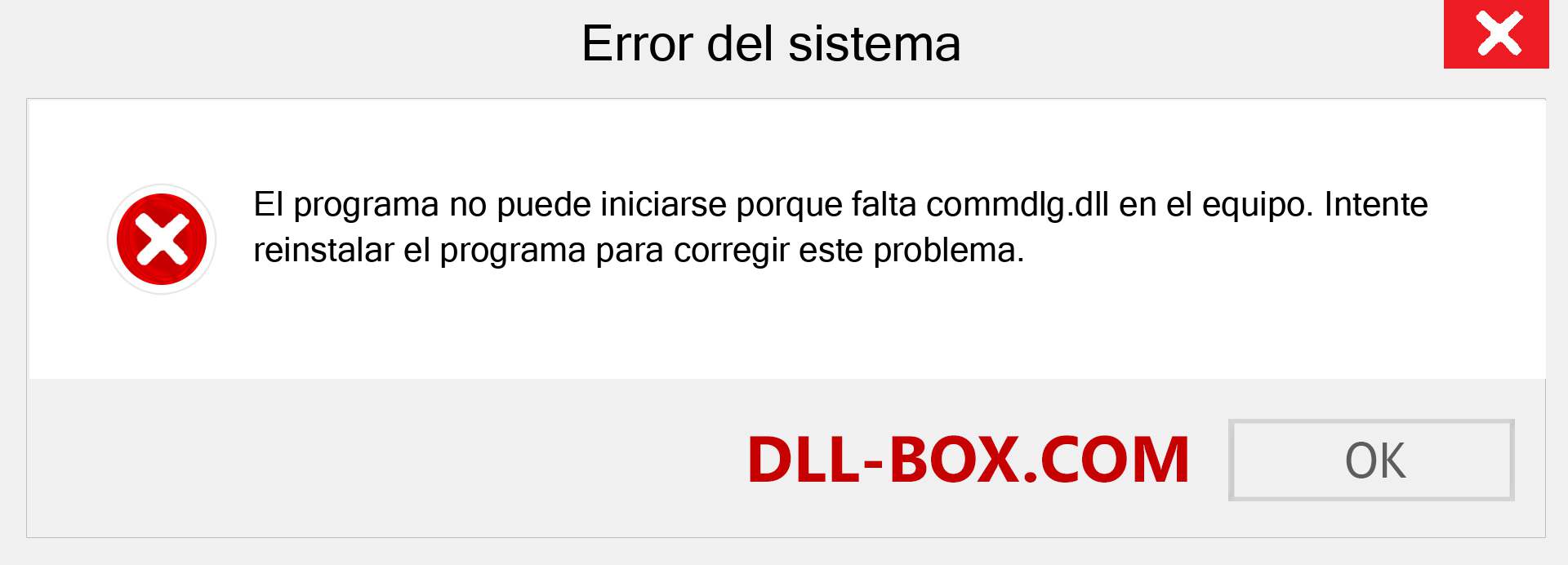 ¿Falta el archivo commdlg.dll ?. Descargar para Windows 7, 8, 10 - Corregir commdlg dll Missing Error en Windows, fotos, imágenes